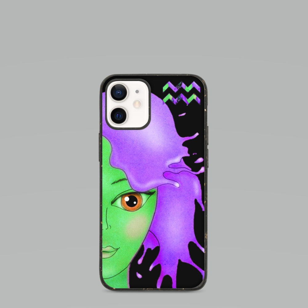 iPhone 12 Case for Aquarians. Cool Birthday Gift. iPhone 11, 10, 8, 7 Cases. WickedYo.